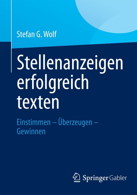 Cover image for book Stellenanzeigen erfolgreich texten