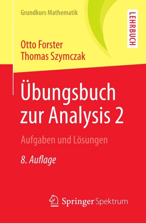 Cover image for book Übungsbuch zur Analysis 2