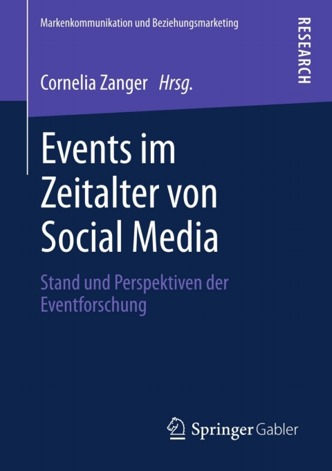 Cover image for book Events im Zeitalter von Social Media