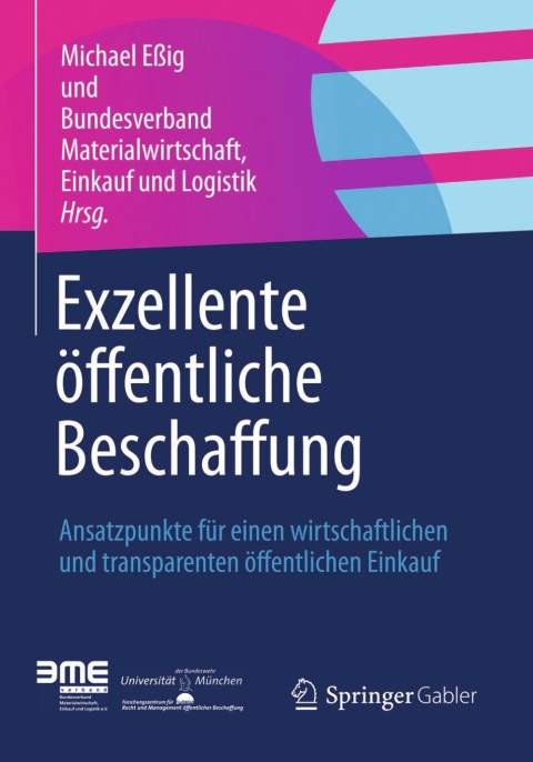 Cover image for book Exzellente öffentliche Beschaffung