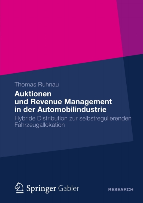 Cover image for book Auktionen und Revenue Management in der Automobilindustrie