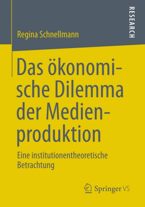 Cover image for book Das ökonomische Dilemma der Medienproduktion