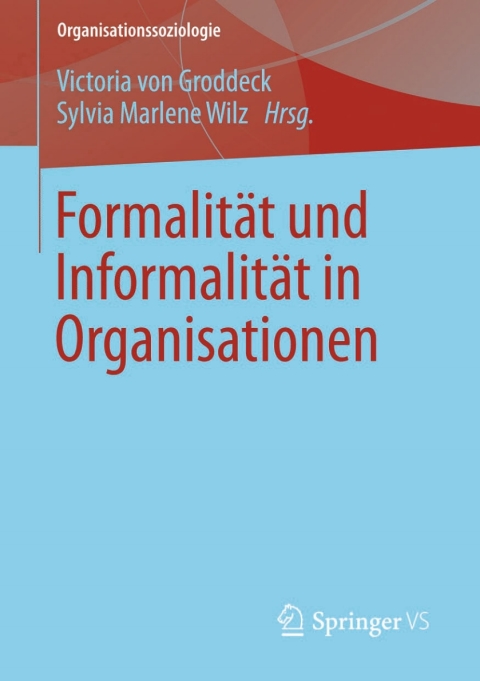 Cover image for book Formalität und Informalität in Organisationen