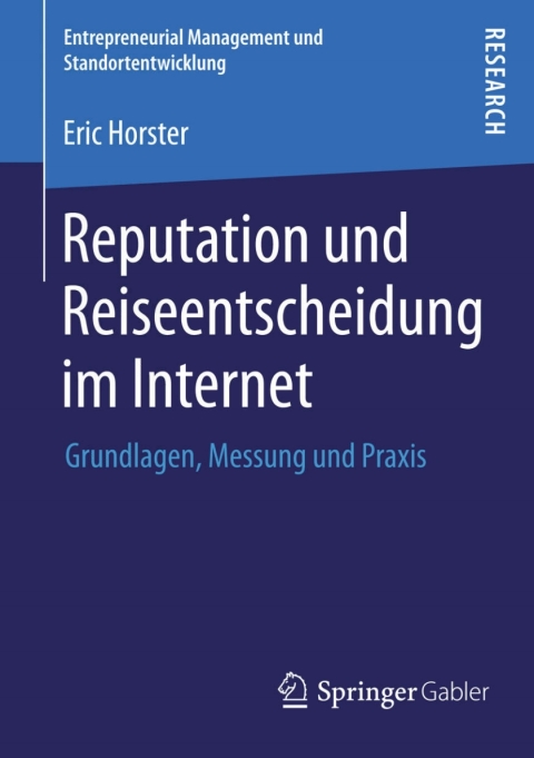 Cover image for book Reputation und Reiseentscheidung im Internet