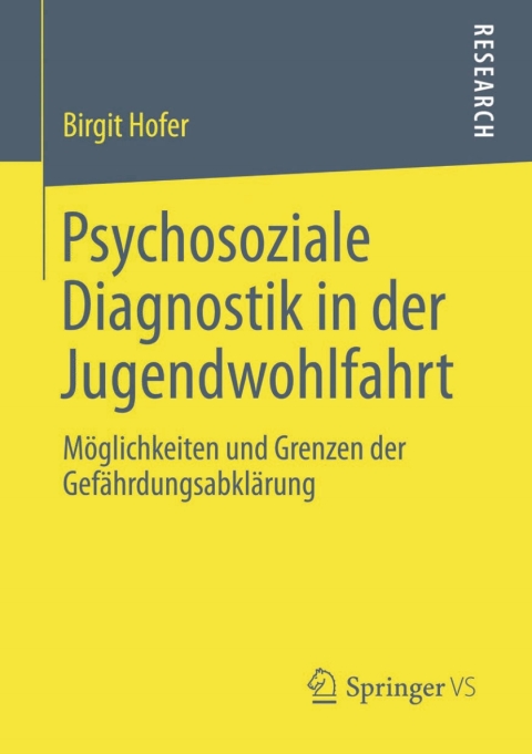 Cover image for book Psychosoziale Diagnostik in der Jugendwohlfahrt