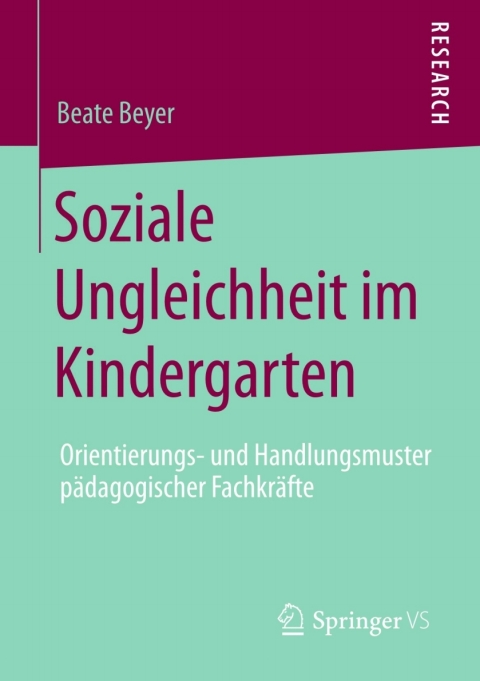 Cover image for book Soziale Ungleichheit im Kindergarten
