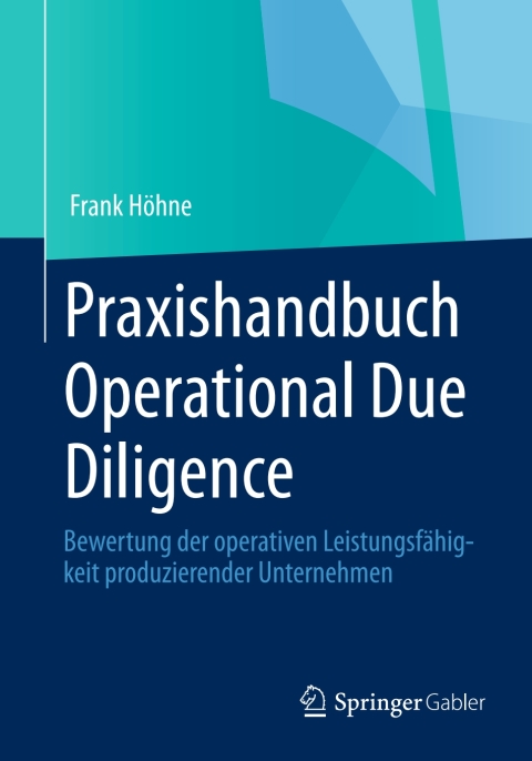 Cover image for book Praxishandbuch Operational Due Diligence