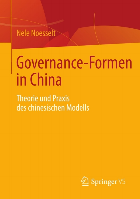 Cover image for book Governance-Formen in China
