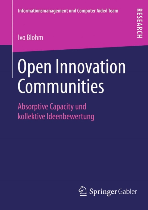 Cover image for book Open Innovation Communities