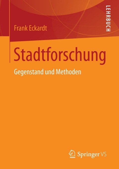 Cover image for book Stadtforschung