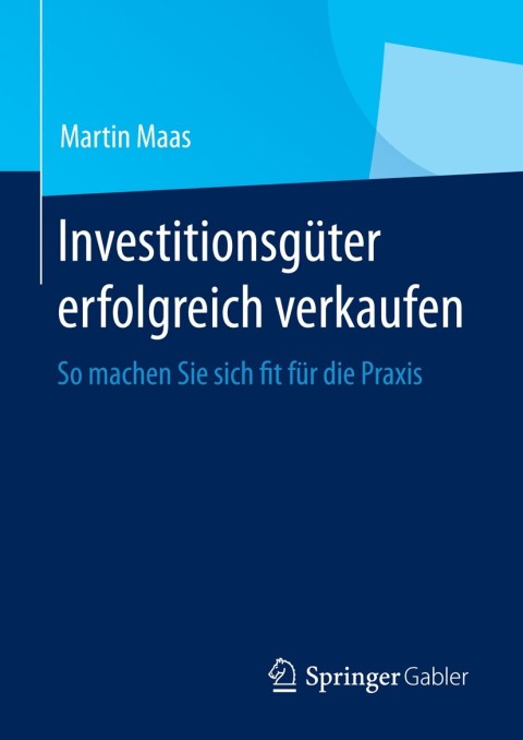 Cover image for book Investitionsgüter erfolgreich verkaufen