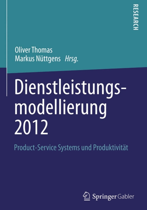 Cover image for book Dienstleistungsmodellierung 2012