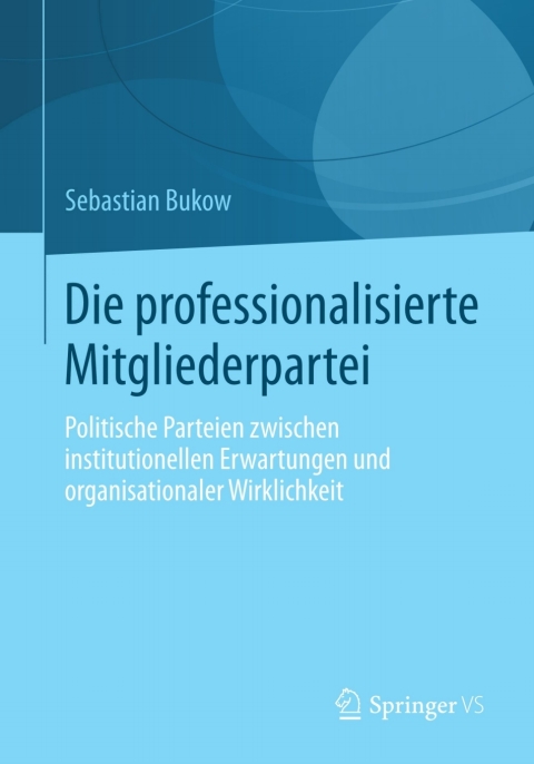 Cover image for book Die professionalisierte Mitgliederpartei