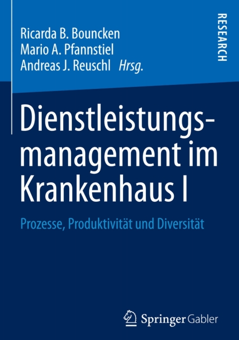 Cover image for book Dienstleistungsmanagement im Krankenhaus I