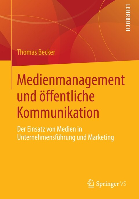Cover image for book Medienmanagement und öffentliche Kommunikation