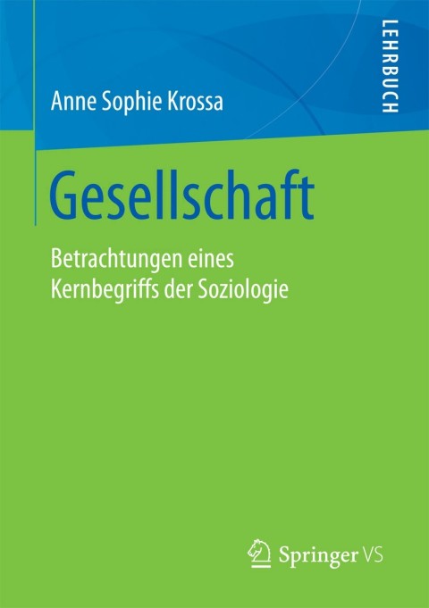 Cover image for book Gesellschaft