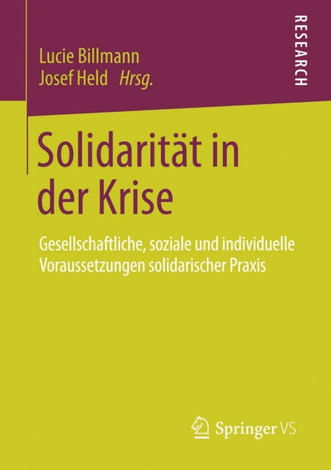 Cover image for book Solidarität in der Krise