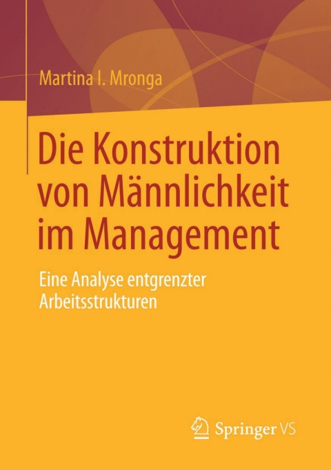 Cover image for book Die Konstruktion von Männlichkeit im Management