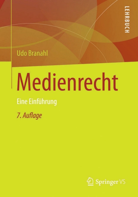 Cover image for book Medienrecht