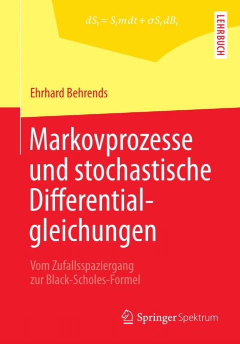 Cover image for book Markovprozesse und stochastische Differentialgleichungen