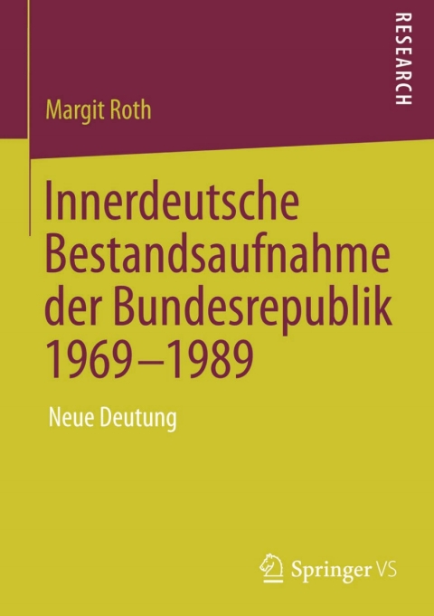 Cover image for book Innerdeutsche Bestandsaufnahme der Bundesrepublik 1969-1989