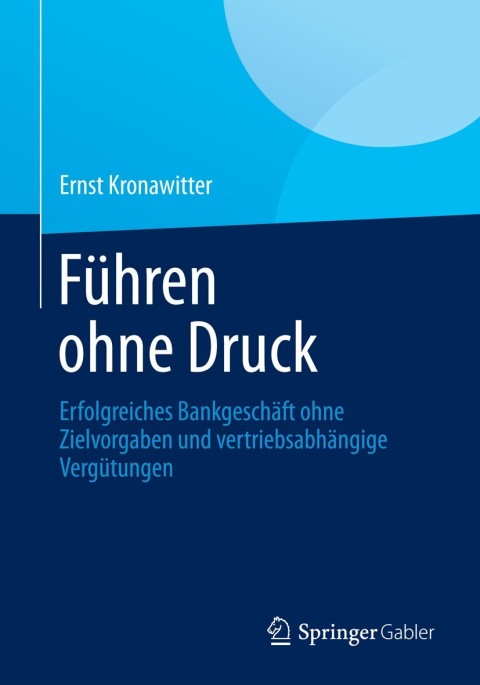 Cover image for book Führen ohne Druck