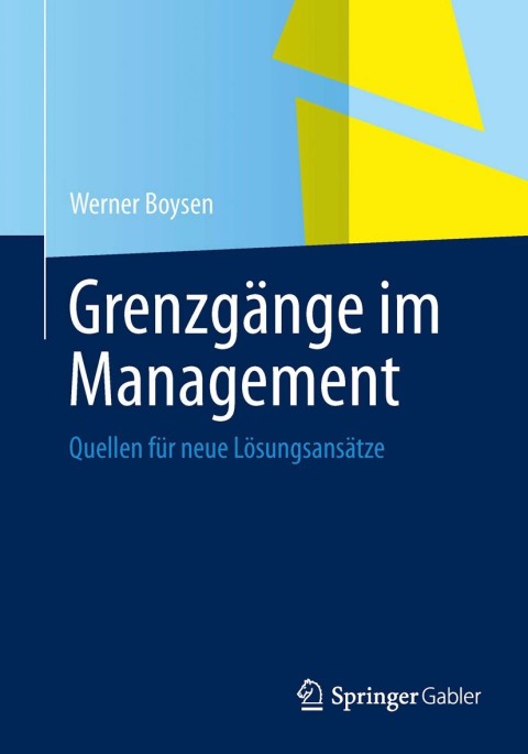 Cover image for book Grenzgänge im Management