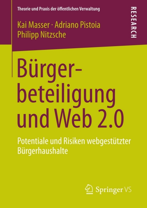 Cover image for book Bürgerbeteiligung und Web 2.0