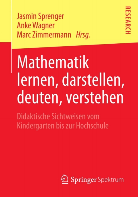 Cover image for book Mathematik lernen, darstellen, deuten, verstehen