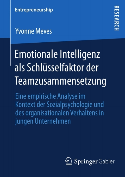 Cover image for book Emotionale Intelligenz als Schlüsselfaktor der Teamzusammensetzung