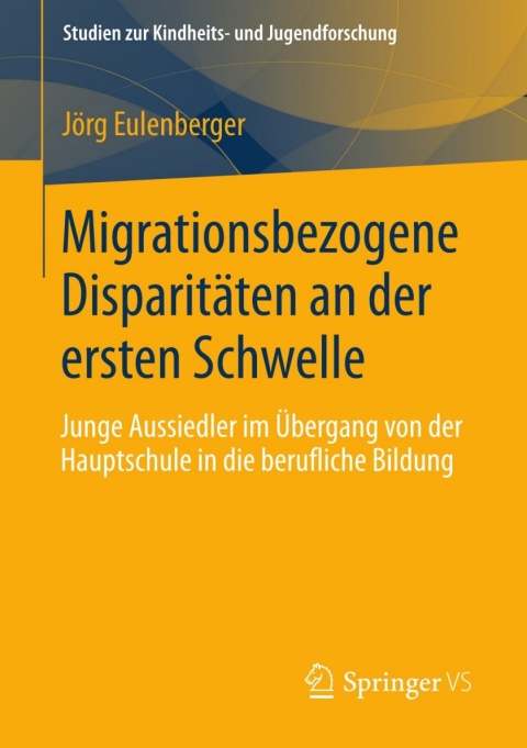 Cover image for book Migrationsbezogene Disparitäten an der ersten Schwelle.