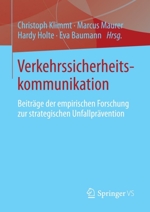 Cover image for book Verkehrssicherheitskommunikation