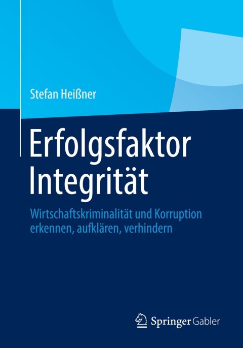 Cover image for book Erfolgsfaktor Integrität