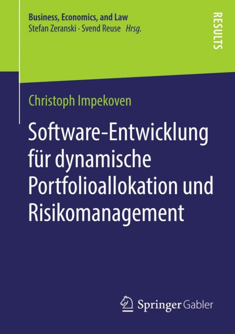 Cover image for book Software-Entwicklung für dynamische Portfolioallokation und Risikomanagement