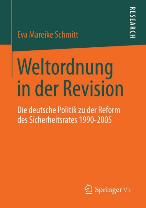Cover image for book Weltordnung in der Revision