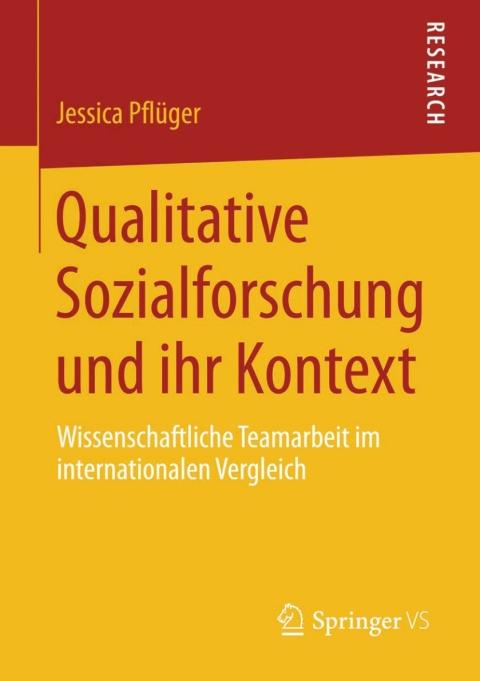 Cover image for book Qualitative Sozialforschung und ihr Kontext