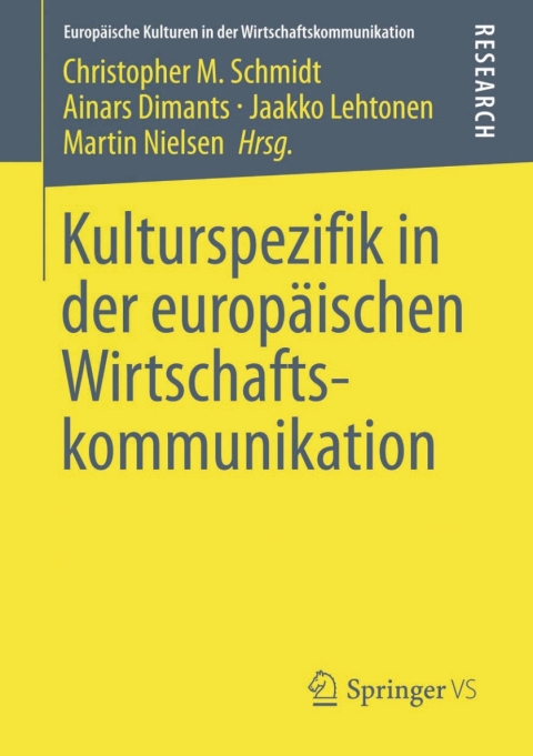 Cover image for book Kulturspezifik in der europäischen Wirtschaftskommunikation