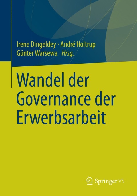 Cover image for book Wandel der Governance der Erwerbsarbeit