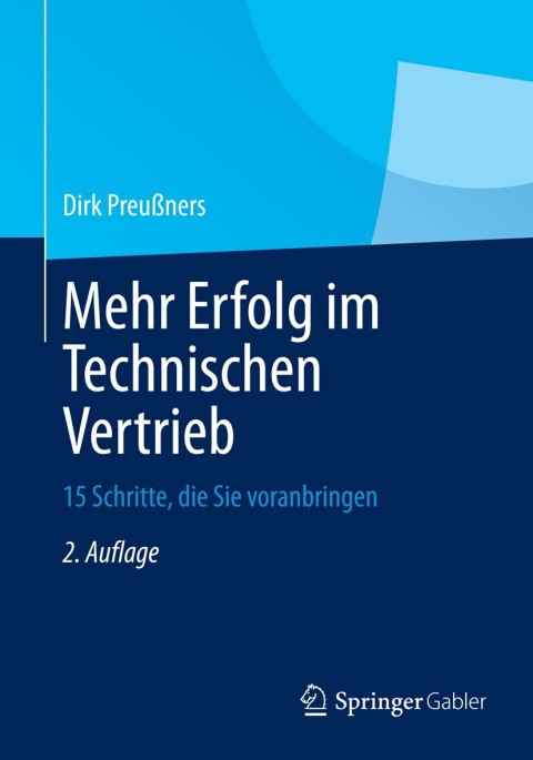Cover image for book Mehr Erfolg im Technischen Vertrieb