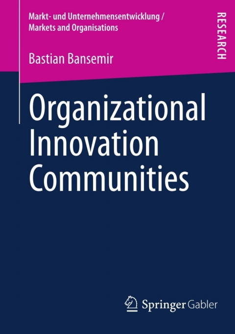 Cover image for book Organizational Innovation Communities