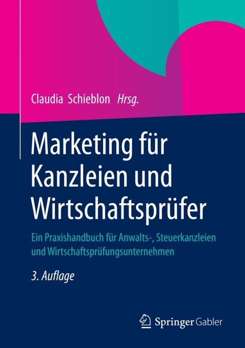 Cover image for book Marketing für Kanzleien und Wirtschaftsprüfer