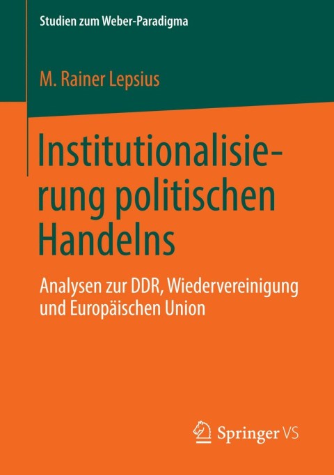 Cover image for book Institutionalisierung politischen Handelns