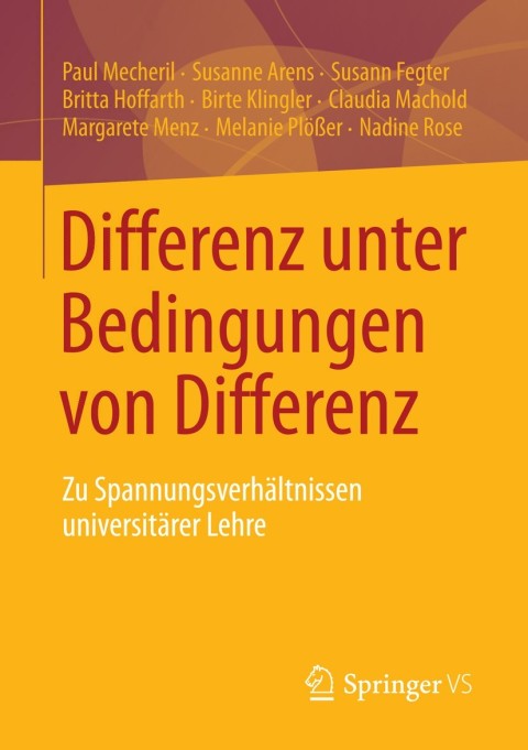 Cover image for book Differenz unter Bedingungen von Differenz