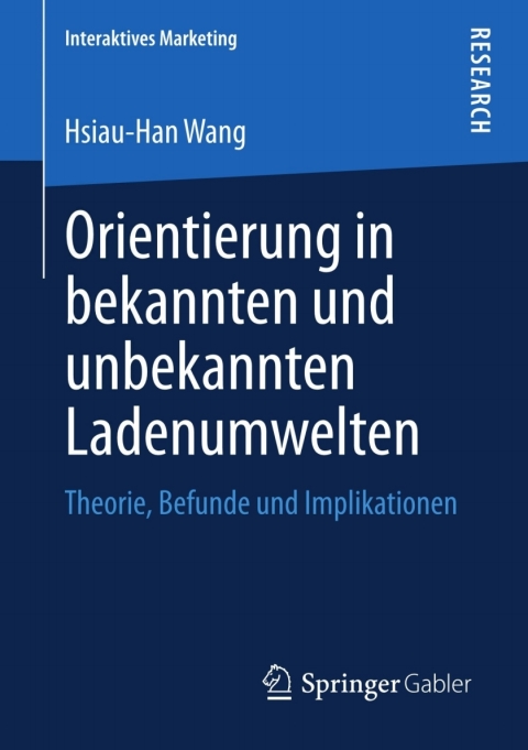 Cover image for book Orientierung in bekannten und unbekannten Ladenumwelten