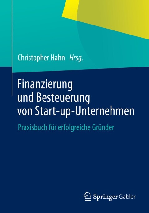 Cover image for book Finanzierung und Besteuerung von Start-up-Unternehmen