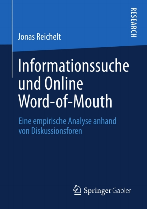 Cover image for book Informationssuche und Online Word-of-Mouth