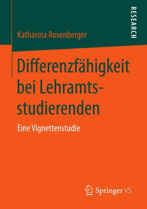 Cover image for book Differenzfähigkeit bei Lehramtsstudierenden