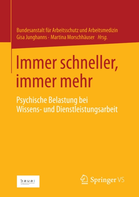 Cover image for book Immer schneller, immer mehr