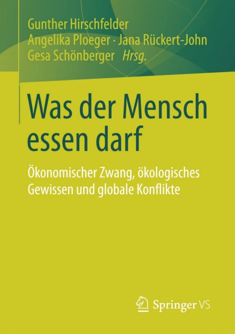 Cover image for book Was der Mensch essen darf