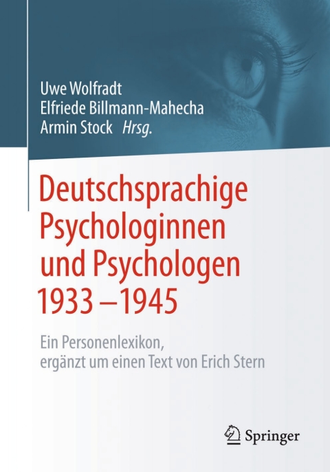 Cover image for book Deutschsprachige Psychologinnen und Psychologen 1933–1945